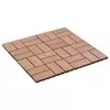 Pločice za decking 22 kom. Smeđa 30 x 30 cm WPC