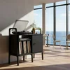 Hanah Home komoda CPT4689-100, 100 cm, crna