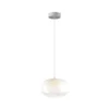 LED luster na sajli VASO LED/4W/230V O 18 cm bela