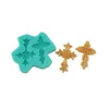 3D silikonski kalup CROSS CROSSES vzorec 613