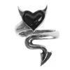 Prstan ALCHEMY GOTHIC - Devil Heart - R248