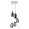 Viseći luster na sajli MARINA 5xE27/60W/230V hrom