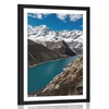 Plakat s paspartujem narodni park Patagonija v Argentini - 20x30 silver
