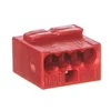 Wago MICRO konektor 4x 0,6-0,8 mm2 rdeč 243-804 /pakiranje 100 kosov/