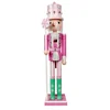 ENA Novogodišnja figura Krcko Oraščić 50x10cm 24EN524/ roze
