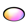 WiZ - LED RGB prigušiva plafonska svetiljka SUPERSLIM LED/22W/230V Wi-Fi crna