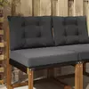 Jastuk za vanjsku sofU 2 pcs Antracit Poliester