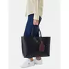 Ročna torba Tommy Hilfiger Th Icon Tote Mono AW0AW18174 Mornarsko modra
