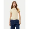 Tommy Jeans Majica ESSENTIAL marine/svetlo rumena/rubin rdeča/bela