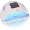 UV/LED lučka NANI 72 W – White & Pink Metallic