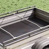 Vidaxl primeren za ravno tarpaulinsko zaponko 4 pcs srebrna 100-145 cm