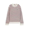 TOMMY HILFIGER Pulover Essential bordo/bela