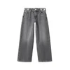 MANGO KIDS Kavbojke siv denim