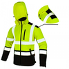 Odsevna softshell jakna Softref rumena - M
