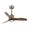 FARO 33428WT1N- LED prigušiva ventilator JUST FAN S 16W/230V, prečnik 81 cm, braon/mesing WT + DO