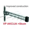 GMB-20E **Gembird Antena Loga UHF sa RF-Konektorom, 20elemenata, duz.39cm, dobit 6dB aluminium(339)