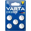 Varta CR2025 3V litijeva gumbasta baterija 5 kosov