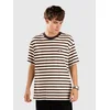 Dickies Stripe moška majica chocolate brown