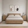 vidaXL Nočna omarica 2 kos Artisan hrast 33,5 x 34,5 x 50 cm