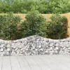 Lučne gabionske košare 6 kom 200x30x60/80 cm pocinčano željezo