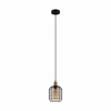 EGLO Viseća lampa CHISLE E27 16,5 cm crna/bronza/amber 43527