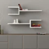 Hanah home Zidna polica Bela