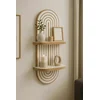 HANAH HOME Dekorativna zidna polica Artmtkwll2 White