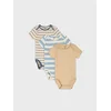 Sinsay - Set od 3 pamuc´nih body-a - nude