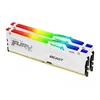 KINGSTON DIMM DDR5 RAM Memorija, 64GB (2x32GB kit) 5200MT/s KF552C40BWAK2-64 Fury Beast RGB White XMP