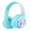 Bluetooth slušalice akz-53 rabbit 5.3bt 6d plava