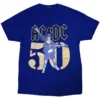 AC/DC Majica Gold Fifty Blue 2XL