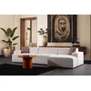 Atelier del Sofa Ugaona garnitura Melva, 360x145x100 cm, Bela