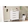 Hanah Home Komoda 74,8x95,1x44,5cm Bela
