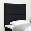 Uzglavlje podesivo po visini s uzglavljem Crna 80 cm tkanina