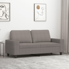 vidaXL Dvosed taupe 140 cm blago