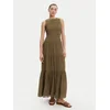 MICHAEL Michael Kors Poletna obleka MS582VF7R3 Khaki Regular Fit