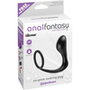 Pipedream Anal Fantasy Prsten za penis sa anal plagom Crni