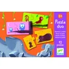 Djeco Sestavljanka živali Matere in mladiči 12x2 kosov