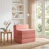 Sofa na razvlačenje Ružičasta 200 x 70 x 15 cm Baršun