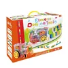 Alltoys Premikajoči se vlak z dominami za sestavljanje domino proge