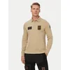 Aeronautica Militare Polo majica 262PO1941UJ00703 Bež Regular Fit