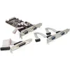 DeLOCK PCI Express card 4 x serial, 1x parallel