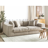Kavč Berwyn 2508 (Taupe) Svetlo rjava, 240x120x86cm, Blago, NogeNoge: Plastika