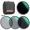 K&F 55MM Nano-X Series,Green Coated, ND4+ND8+ND64+ND1000 Filter Kit
