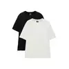 Pull&Bear Majica  črna / bela
