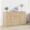 Kreveta Sonoma hrast 120 x 36 x 69 cm Konstruirano drvo