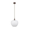 Globo 15548H1C - Luster na sajli MAXY 1xE27/60W/230V bela/braon