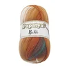 Bellatex PAPATYA BATIK - 100g / 360 m - oranžna, rjava