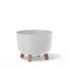 Gracia Dekorativna saksija Eco Wood L300W, Bela