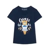 Guess Majica K6RI03 K6YW4 Mornarsko modra Regular Fit